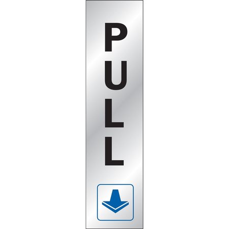 HY-KO Pull Sign 4.5" x 4.5", 10PK A00498